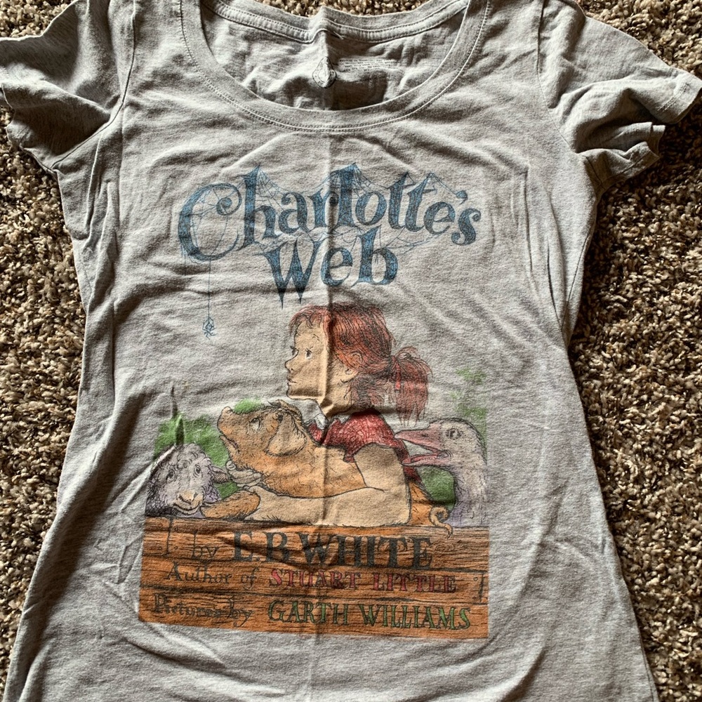 Out of print Charlotte’s Web t-shirt (large)